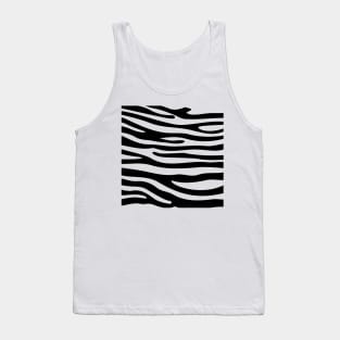 Zebra Pattern Tank Top